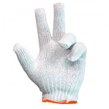TWXpert Knitted Poly/Cotton Gloves White (Small) - 12 Pairs