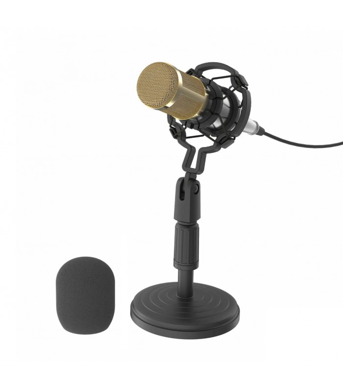 Tzumi On Air Reverb Pro Podcast Series Condenser Mic with Stand