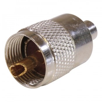 UHF Male Connector PL-259 Screw-On for RG58 Cable