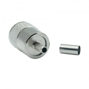 UHF Male Connector PL-259 with Crimp Ring for RG58 Cable