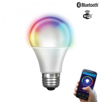 UltraLink Wi-Fi Smart LED Light Bulb - A19 - 9 W - 120 V - E26 - CCT/RGB