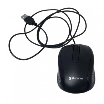 Souris optique filaire VERBATIM - 1000 DPI - Noir - USB