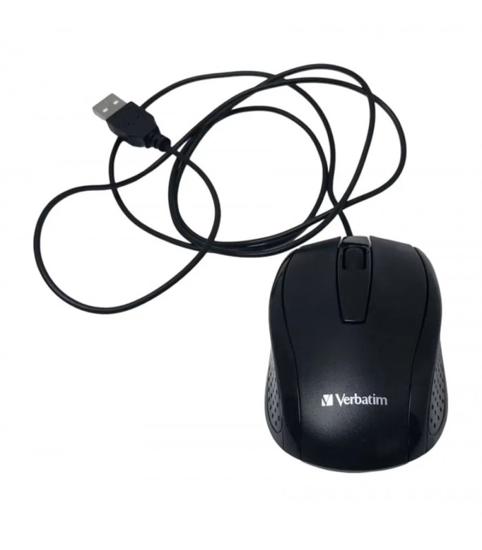 Souris optique filaire VERBATIM - 1000 DPI - Noir - USB