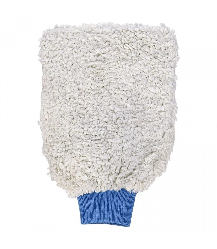 Gant de lavage pour voiture VIKING en coton chenille - 17,8 X 25,4 cm