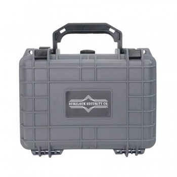 Boitier étanche en polypropylène renforcé avec intérieur en mousse - 152 mm x 203 mm x 89 mm - Gris