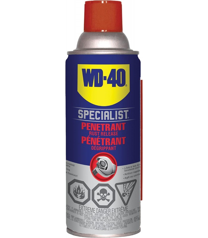 WD-40 Specialist Pénétrant pour le délogement de la rouille 311g