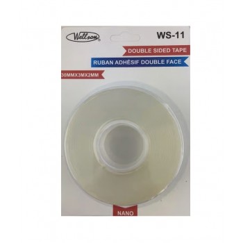 Wellson Ruban adhésif double face 30 mm x 3 m x 2 mm