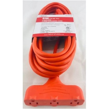 Wellson Rallonge pour travail léger intérieur/extérieur 3 prises - 6 m