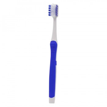 Brosse à dents souple WORLDWIDE DAILY - Bleu et blanc