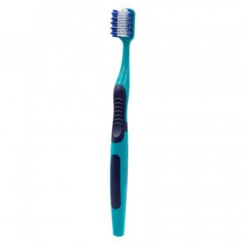 Brosse à dents extra-souple WORLDWIDE DAILY - Bleu et vert