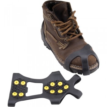 Zenith Anti-Slip Spark-Proof Ice Cleats, Brass, Stud Traction, Large