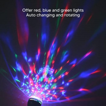 Ampoule rotative LED RVB Disco