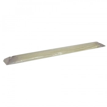 Attache autobloquante en nylon - 24 po. - Blanc - Paquet de 100