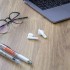 JVC Écouteurs boutons Bluetooth avec boîtier de charge - Blanc