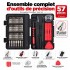AddTools Ensemble complet d'outils de précision avec 44 embouts - 57 pièces AddTools Ensemble complet d'outils de précision avec 44 embouts - 57 pièces