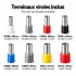 AddTools Pince à sertir avec terminaux virole - Carré - 22-7 AWG - 1200 pièces