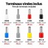 AddTools Assortiment de terminaux virole isolés - 22-7 AWG - 800 pièces