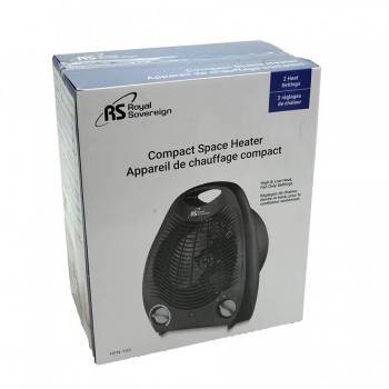 Radiateur portatif ROYAL SOVEREIGN à ventilateur - 750/1500 W - Noir