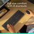 Logitech MK295 Ensemble clavier et souris sans fil avec technologie SilentTouch, pavé numérique complet, suivi optique avancé – Graphite (Remis à neuf)