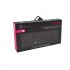 R8 GT302 Clavier portable Bluetooth sans fil pliable ultra-mince à 64 touches avec pavé tactile, interrupteurs à ciseaux et batterie rechargeable – Noir