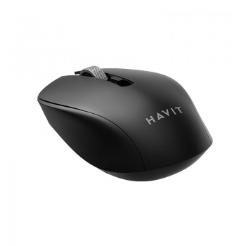 Havit Souris sans fil MS51WB – Bluetooth 5.1 et 2,4 GHz, 5 boutons, rechargeable, noire