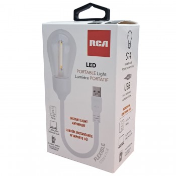 RCA Ampoule DEL vintage flexible alimentée par USB