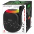 Escape Haut‑parleur sans fil 10W avec projection laser galaxie, radio FM et lumière RVB - Noir
