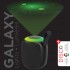 Escape Haut‑parleur sans fil 10W avec projection laser galaxie, radio FM et lumière RVB - Noir