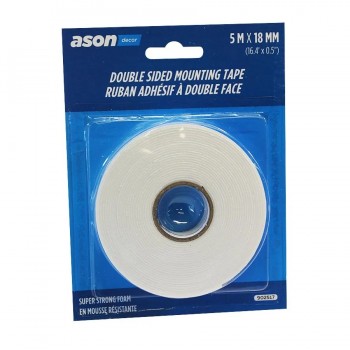 Ason Decor Ruban adhésif double face en mousse - 5 m