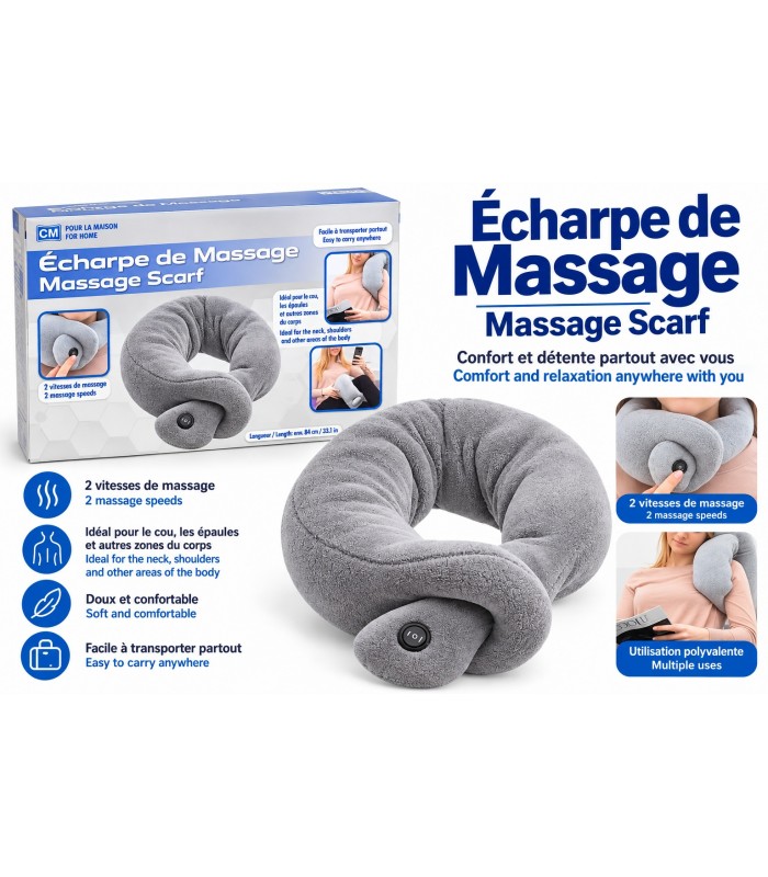 CM Écharpe de Massage – 2 vitesses, 84 cm