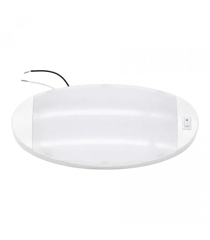 Plafonnier DEL FACON 36905 câblé avec interrupteur - 12 V - 7 W - Blanc Plafonnier DEL FACON 36905 câblé avec interrupteur - 12 V - 7 W - Blanc