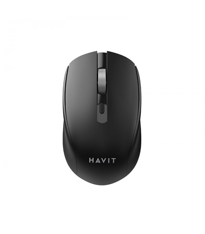 Havit Souris sans fil MS51WB – Bluetooth 5.1 et 2,4 GHz, 5 boutons, rechargeable, noire Havit Souris sans fil MS51WB – Bluetooth 5.1 et 2,4 GHz, 5 boutons, rechargeable, noire