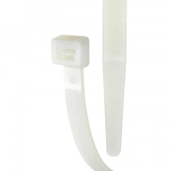 Attache autobloquante robuste en nylon - 36 po. - Transparent - Paquet de 5
