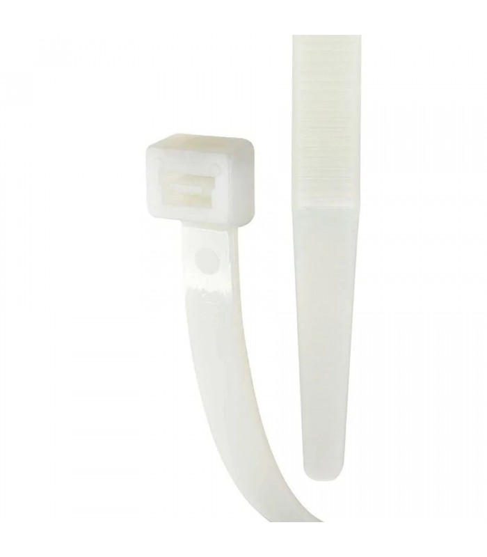 Attache autobloquante robuste en nylon - 36 po. - Transparent - Paquet de 5