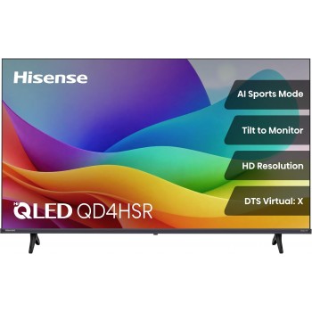 Hisense 32QD4SV – Téléviseur intelligent VIDAA HD Hi-QLED de 32 po. - Recertifié