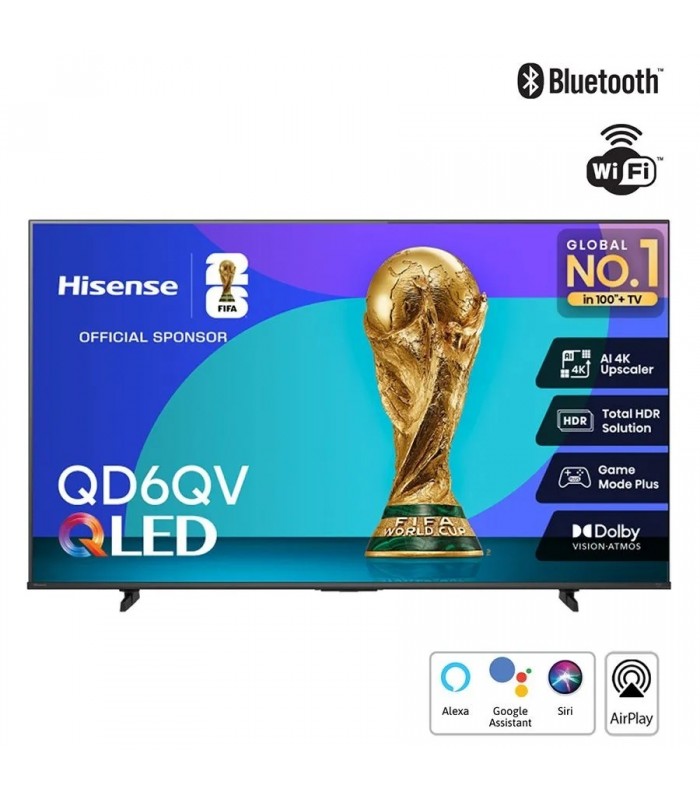 Téléviseur intelligent QLED HISENSE 58QD6QV - 4K UHD - 58 po - Recertifié Téléviseur intelligent QLED HISENSE 58QD6QV - 4K UHD - 58 po - Recertifié