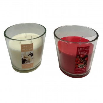 Home Expressions Bougie Parfumée en Verre – 2 Variétés