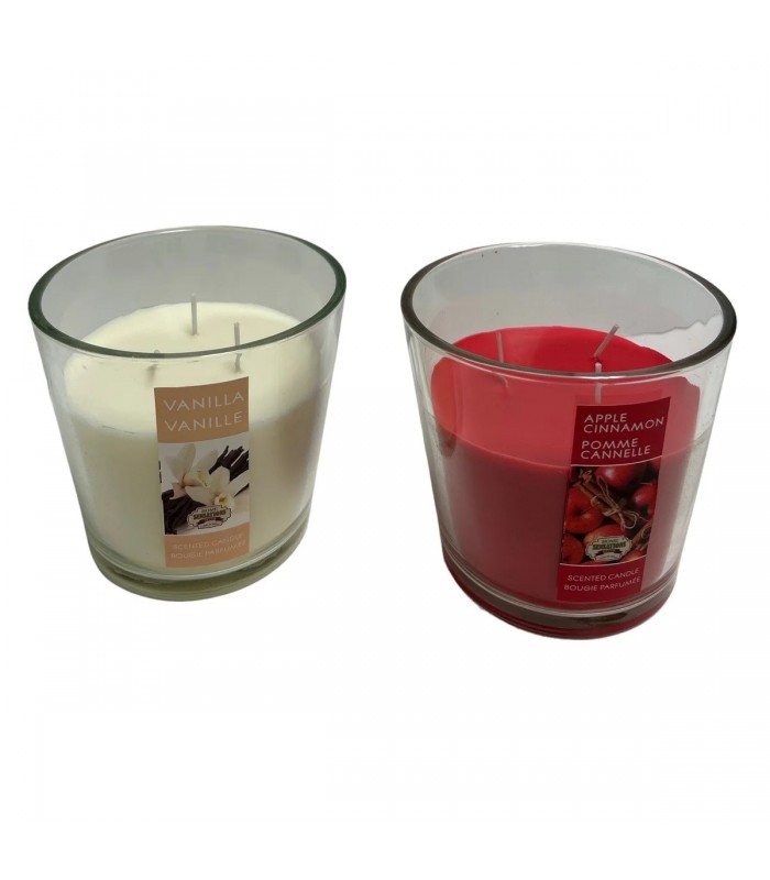 Home Expressions Bougie Parfumée en Verre – 2 Variétés