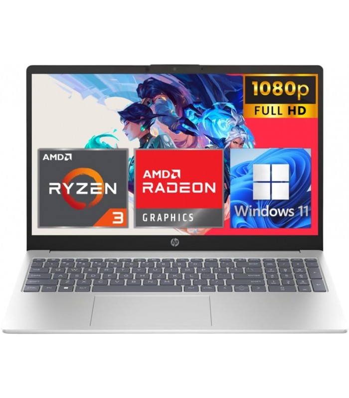 HP - Ordinateur portable 15,6 po. - AMD Ryzen 3 7320U - 512 Go SSD - 8 Go RAM - Windows 11 Famille - Recertifié