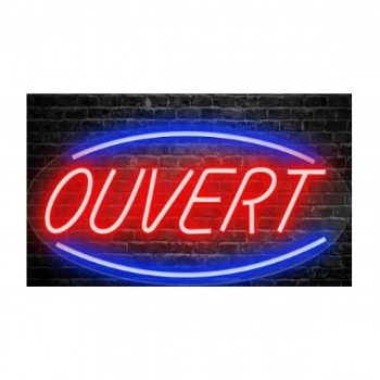 Enseigne Lumineuse « OUVERT » – Décoration et Affichage Commercial