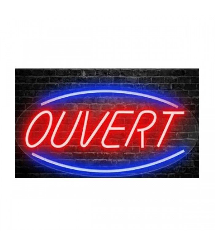 Enseigne Lumineuse « OUVERT » – Décoration et Affichage Commercial Enseigne Lumineuse « OUVERT » – Décoration et Affichage Commercial