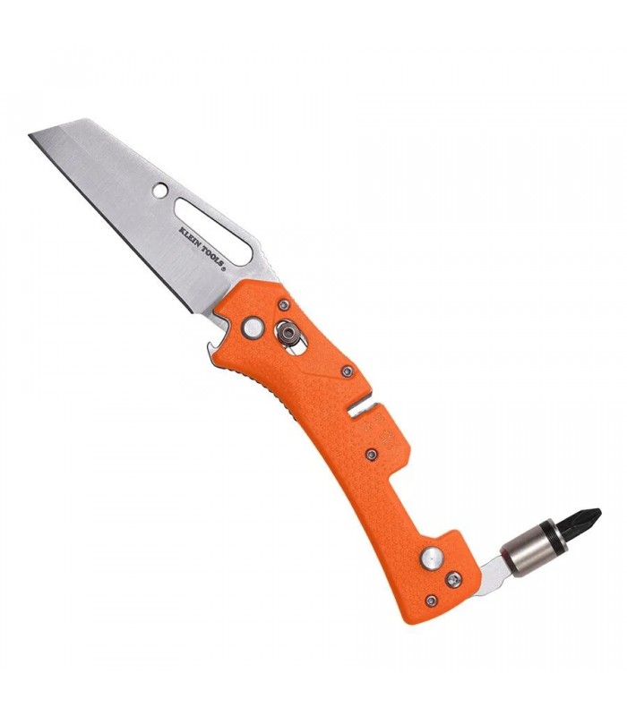 Couteau de poche multifonction KLEIN TOOLS - 5 en 1 - Lame inoxydable