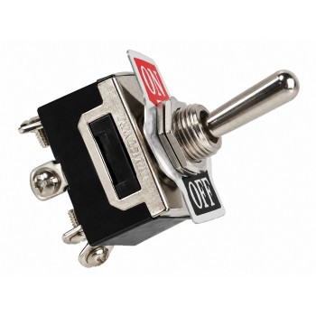 Interrupteur à levier momentané SPDT marche-arrêt, 125/250 V, 20/15 A