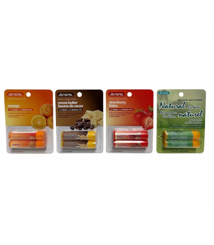 Baume à lèvres – Choix de parfums - Paquet de 2 Baume à lèvres – Choix de parfums - Paquet de 2