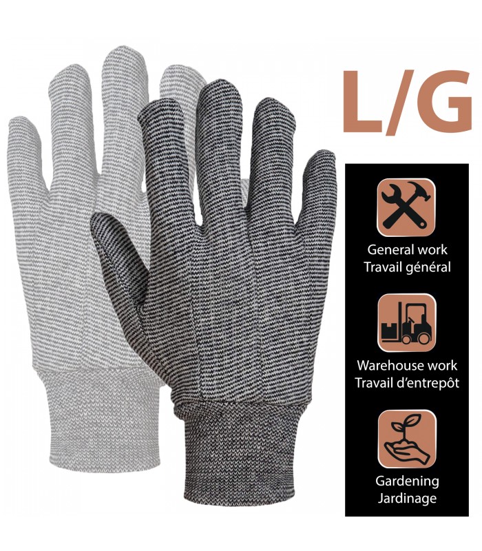 Mirage - Gants Travail Coton Jersey Grand