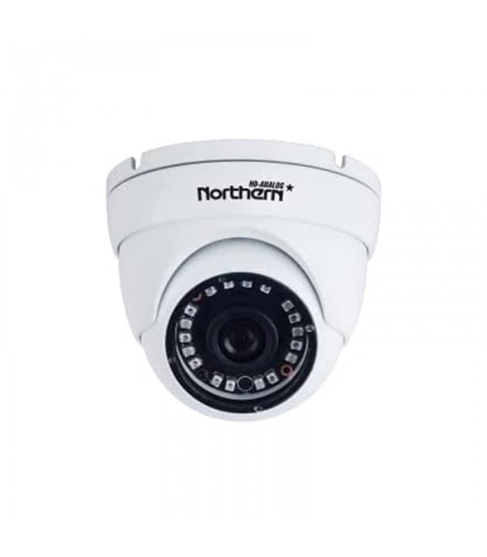 Northern HDEIR60 – Caméra de surveillance extérieure 4-en-1 Full HD 1080p, objectif fixe 2,8 mm, vision nocturne 18 m