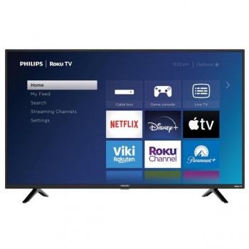 Philips Téléviseur intelligent Roku LED 43 po, Full HD 1080p – Recertifié