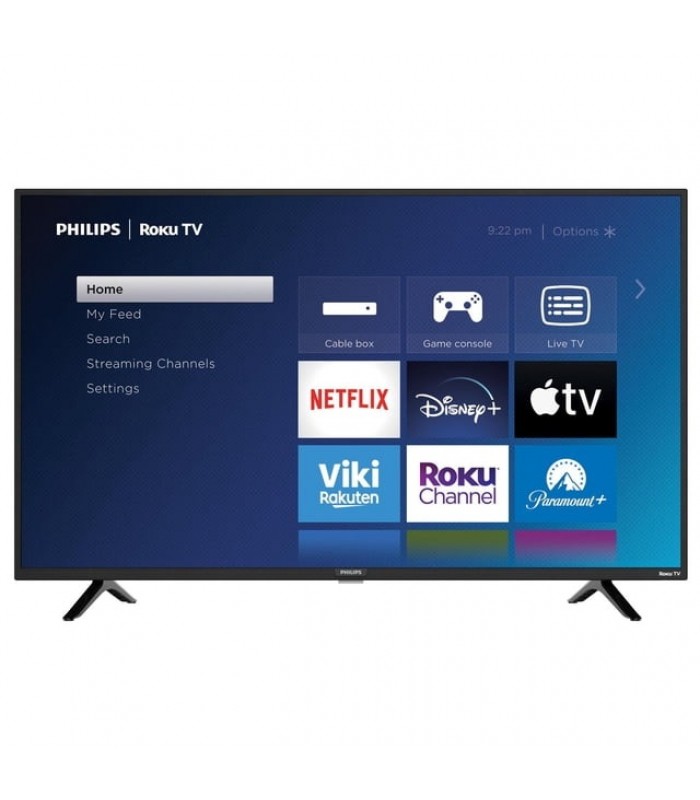 Philips Téléviseur intelligent Roku LED 43 po, Full HD 1080p – Recertifié