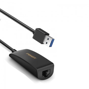 Pisen TS-E101 Adaptateur Ethernet Gigabit USB 3.0 – Noir
