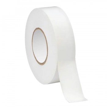 PureVolt Ruban électrique isolant jusqu'à 600 V en PVC - 19 mm X 18 m - Blanc